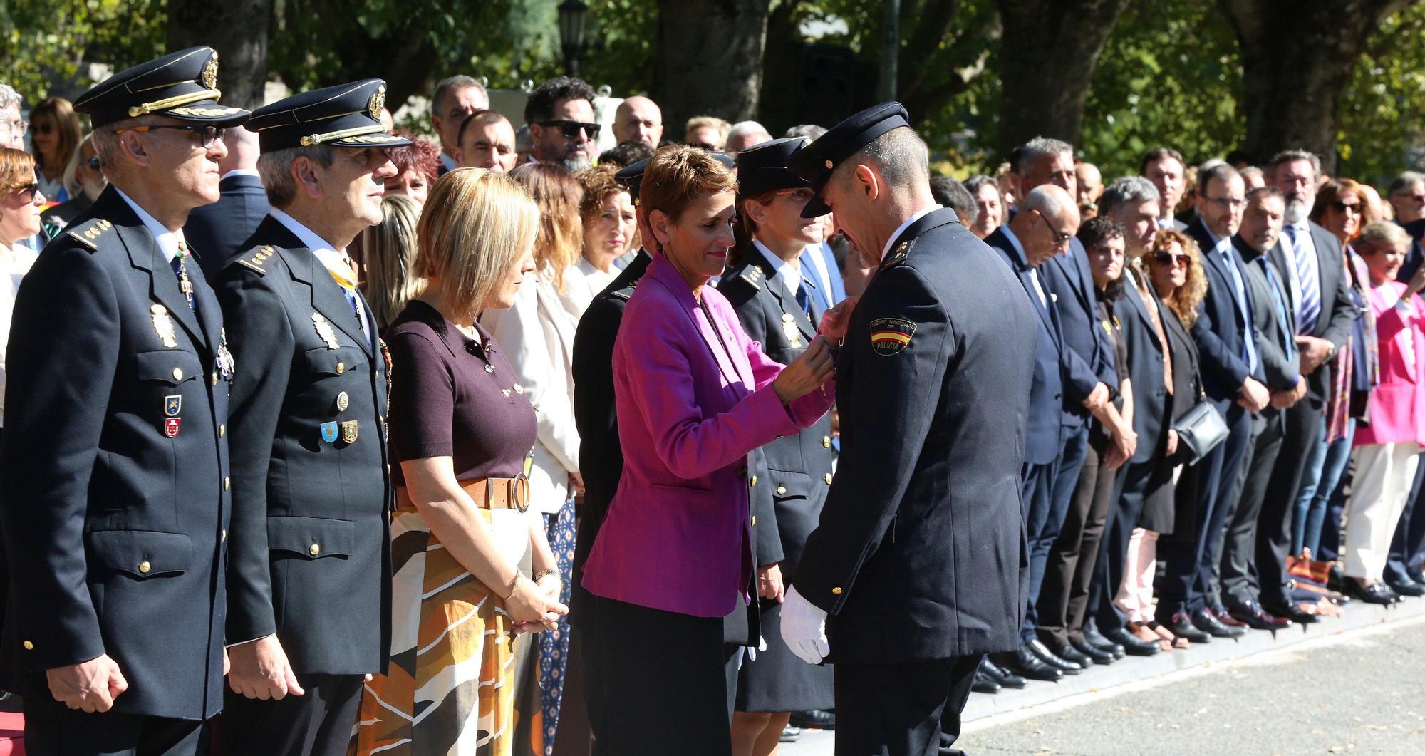 Fotos de la celebración del patrón de la Policía Nacional en Pamplona