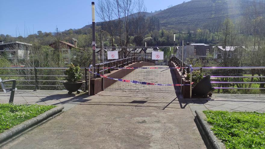 Balmaseda clausura la pasarela de la avenida Encartaciones