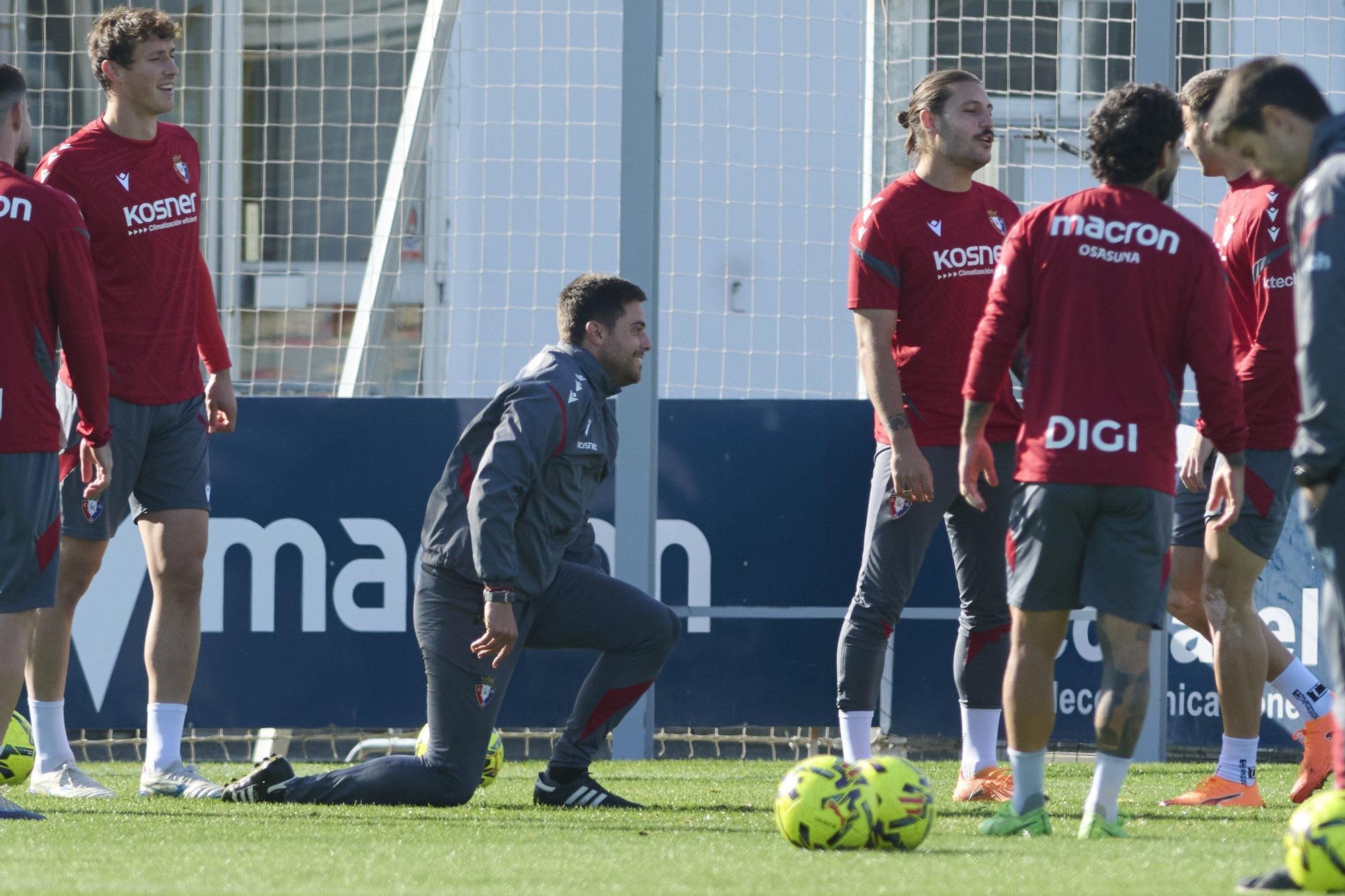 Fotos del entrenamiento de Osasuna (domingo 9 de noviembre)