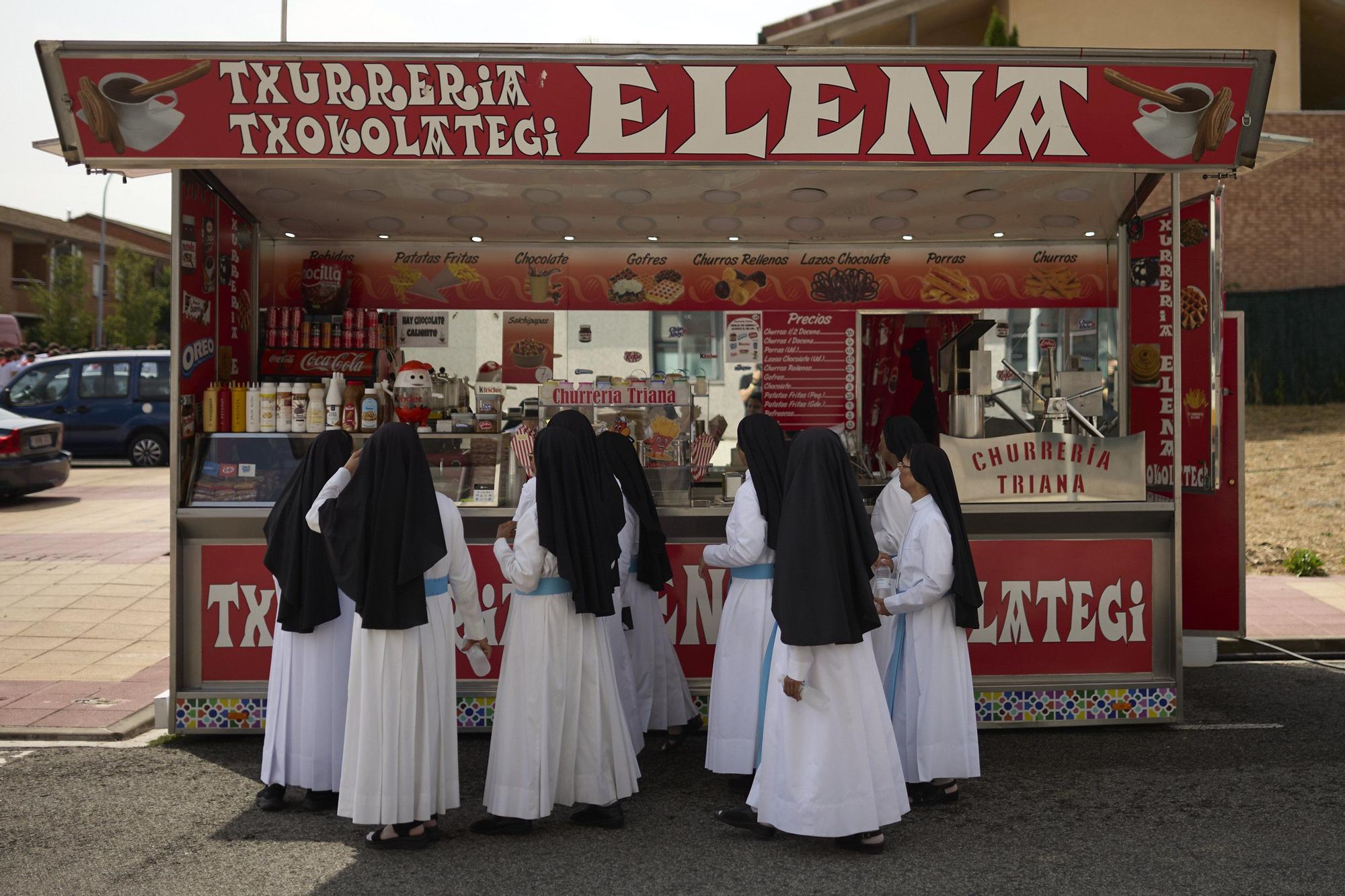Fotos del chupinazo de fiestas de Noáin