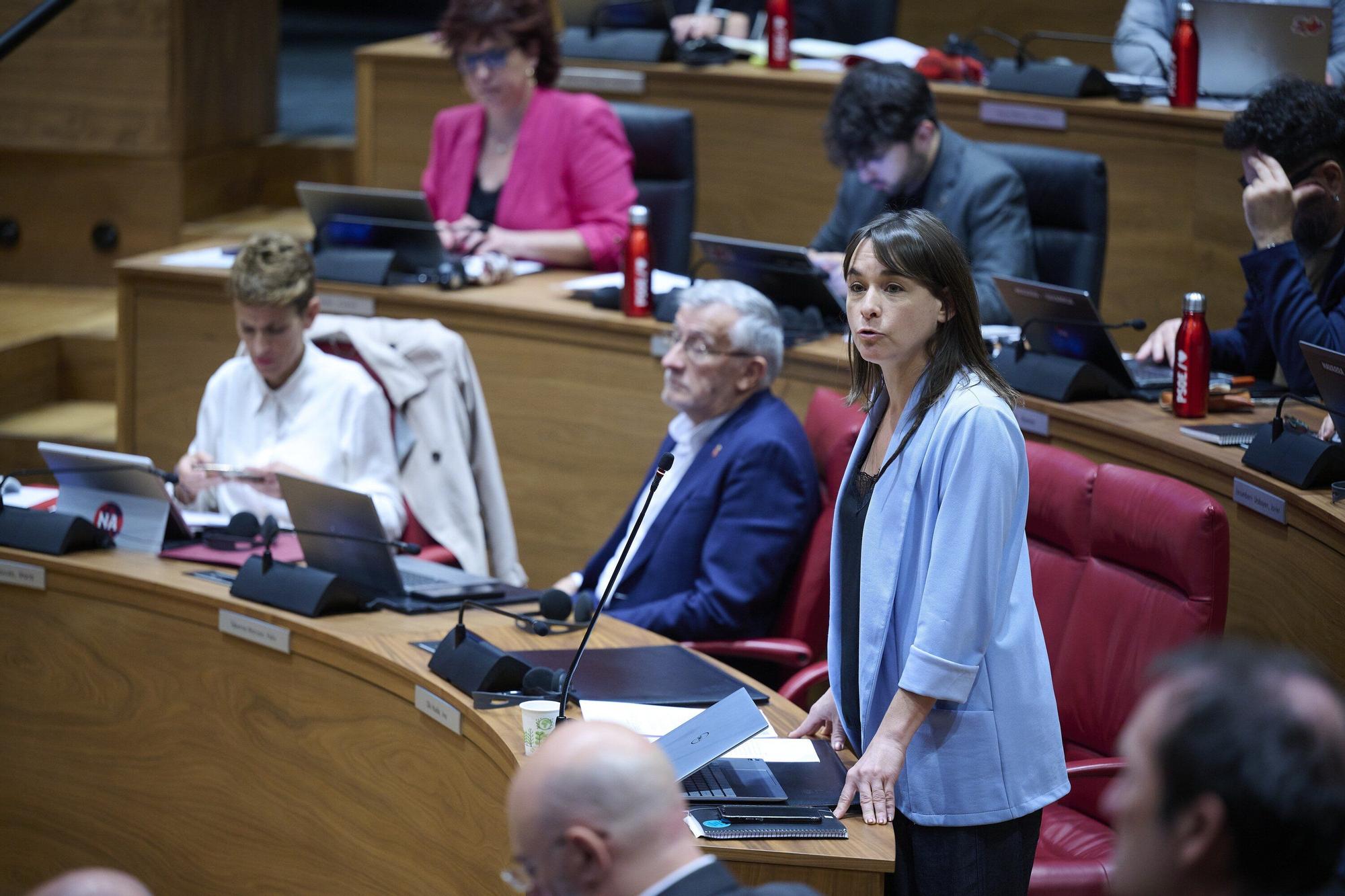 Fotos del pleno del Parlamento de Navarra (jueves 25 de septiembre de 2025)