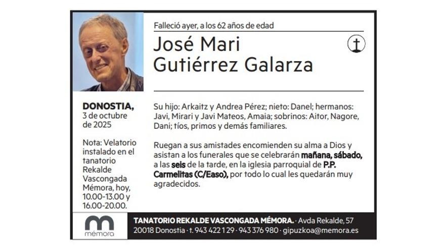 José Mari Gutiérrez Galarza