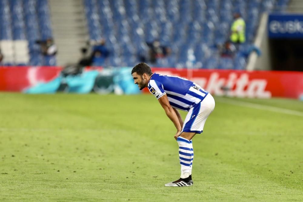 Partido disputado en Anoeta entre Real Sociedad y Real Madrid.