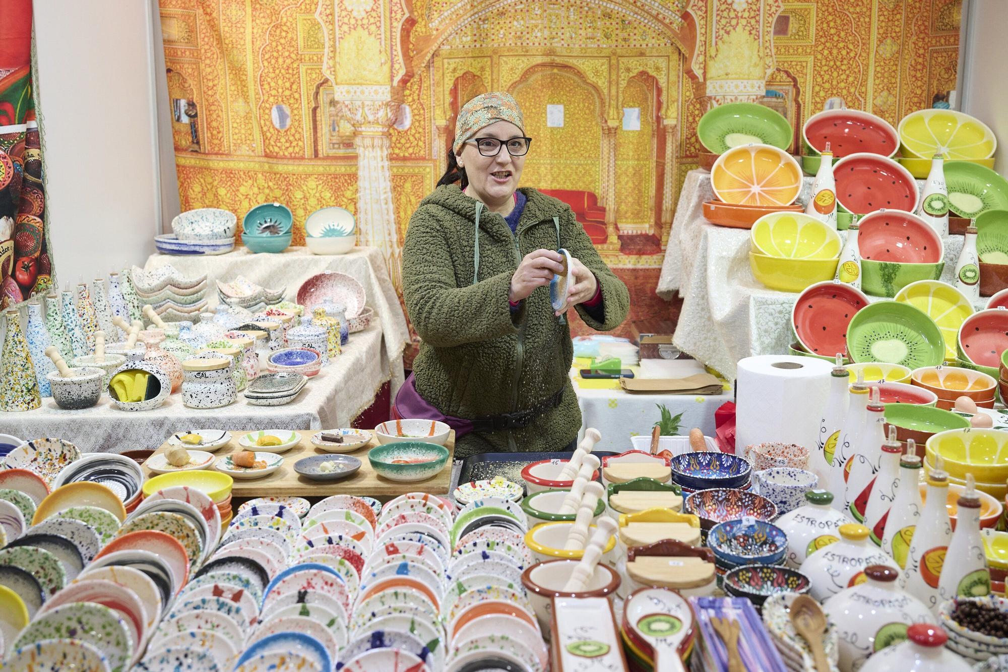 Fotos de la feria de Navidad en la Plaza de Toros