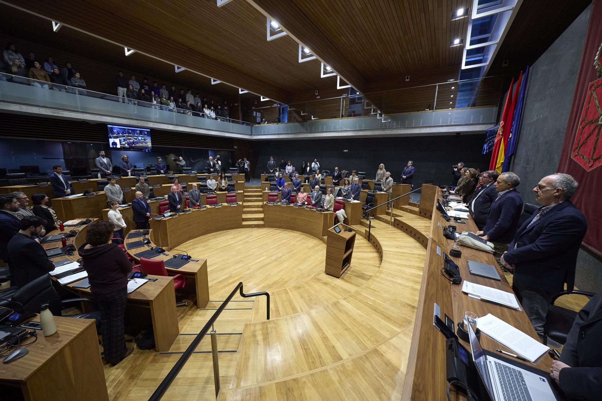 Fotos del pleno del Parlamento de Navarra (20 de noviembre de 2025)