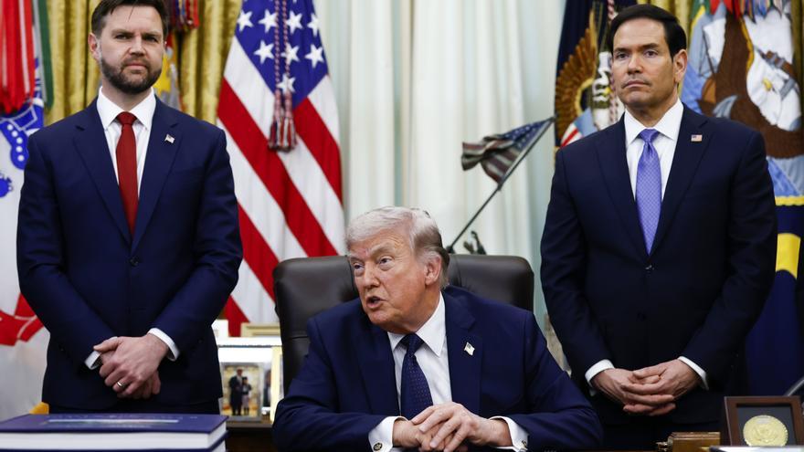 Trump abre la puerta a una candidatura conjunta de Vance y Rubio para las elecciones en 2028: "Suenan como una buena fórmula"