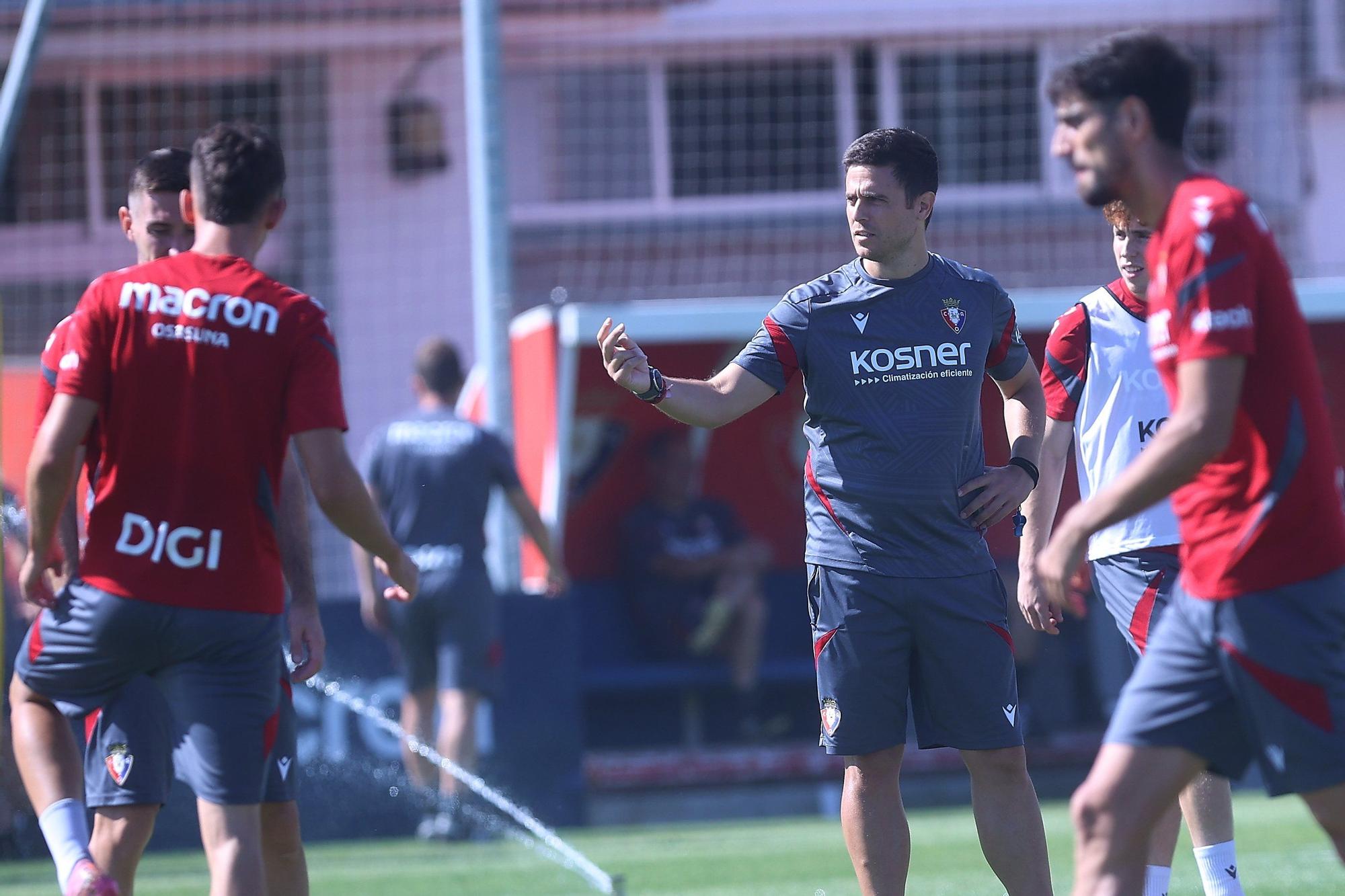 Fotos del último entrenamiento en Tajonar antes del Espanyol-Osasuna