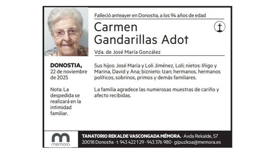 Carmen Gandarillas Adot