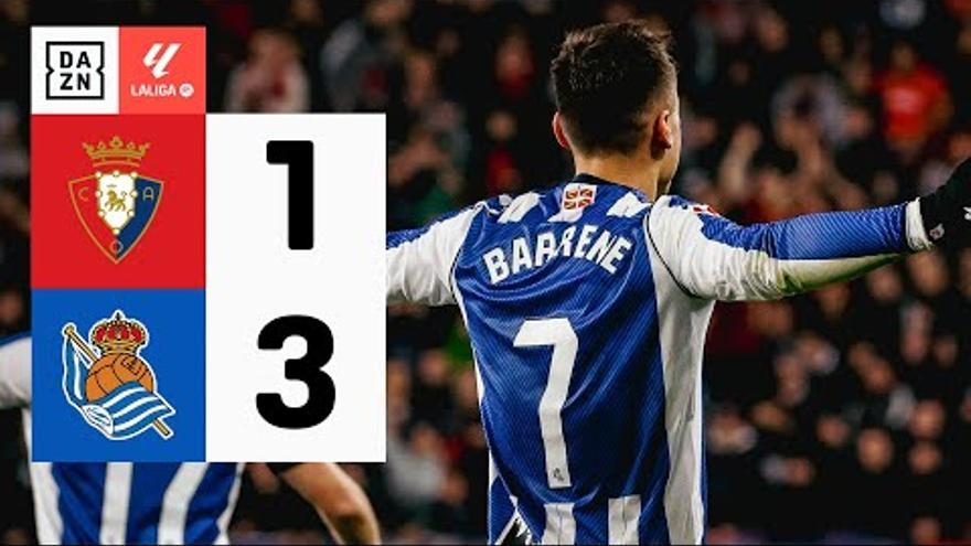 Vídeo del Osasuna 1 - Real Sociedad 3