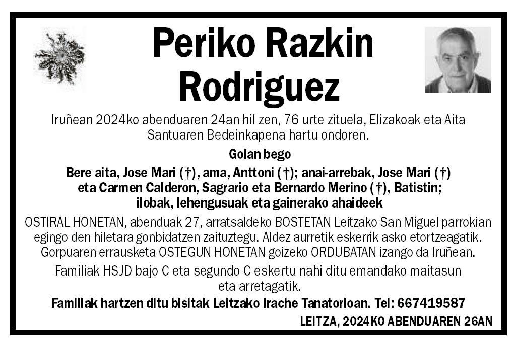 Periko Razkin Rodriguez
