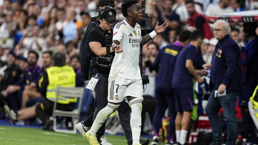 Vinicius amarga la victoria del Real Madrid en el Clásico