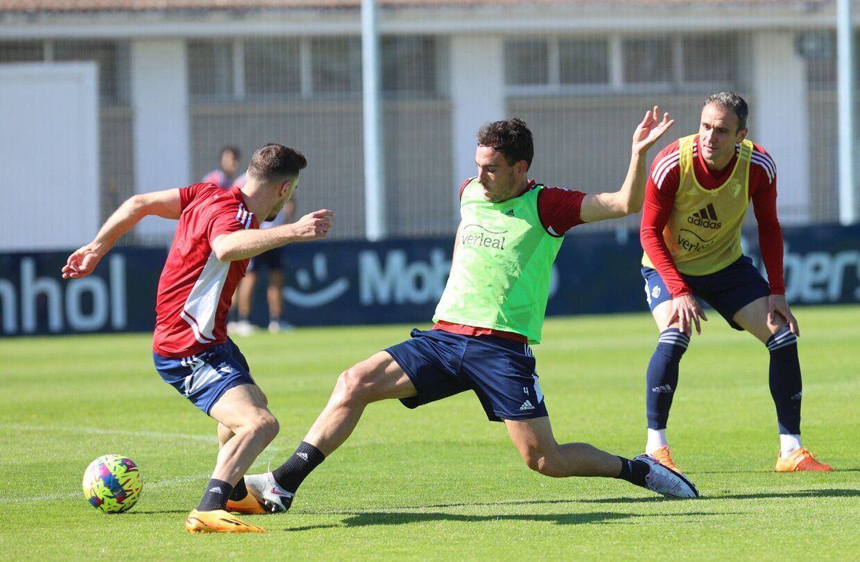 Entrenamiento de Osasuna del 18 de abril