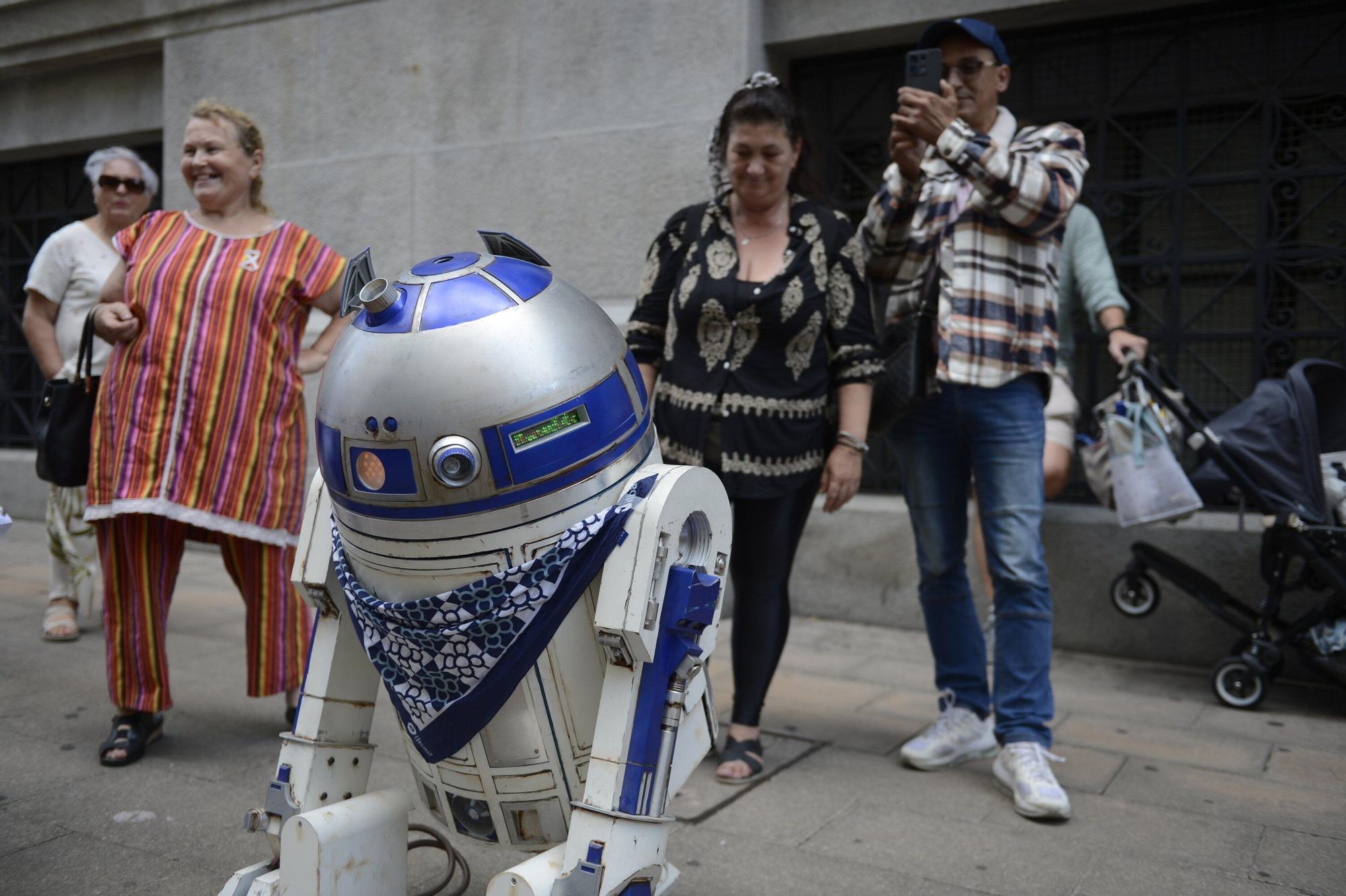 En imágenes: los personajes de Star Wars irrumpen en plena Aste Nagusia