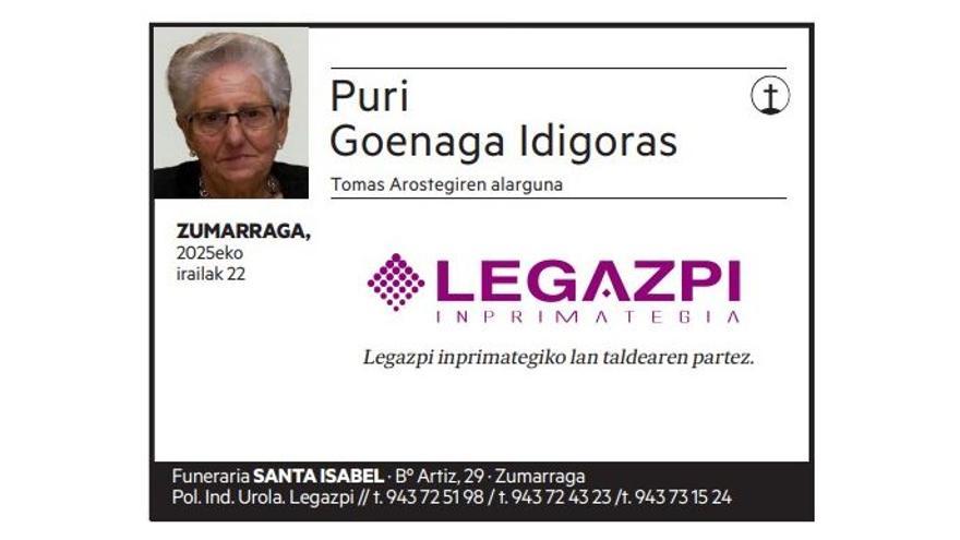 Puri Goenaga Idigoras