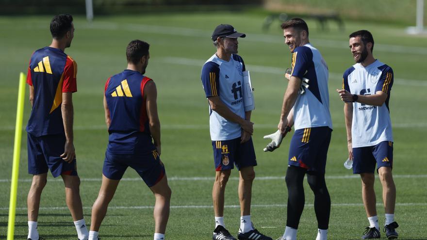El buen pie de Unai Simón con Luis Enrique
