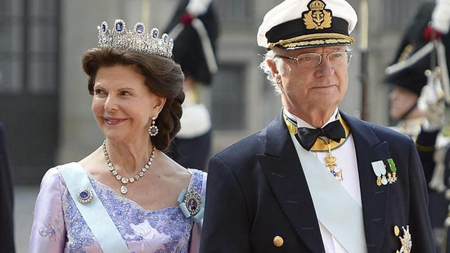 Los reyes de Suecia, Carlos y Silvia