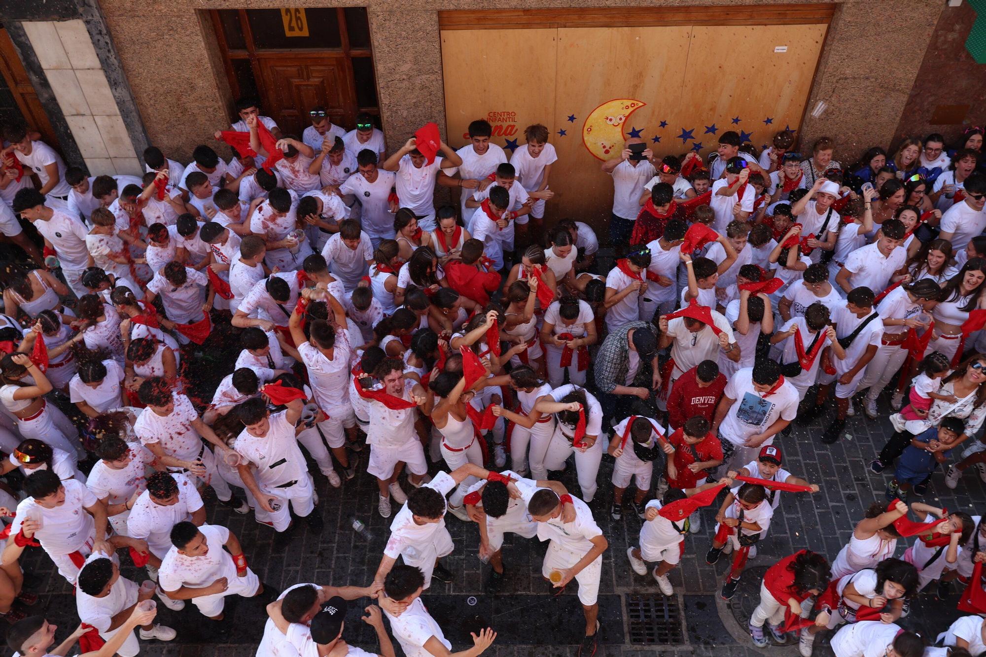 Fotos del cohete de fiestas de Sangüesa 2025