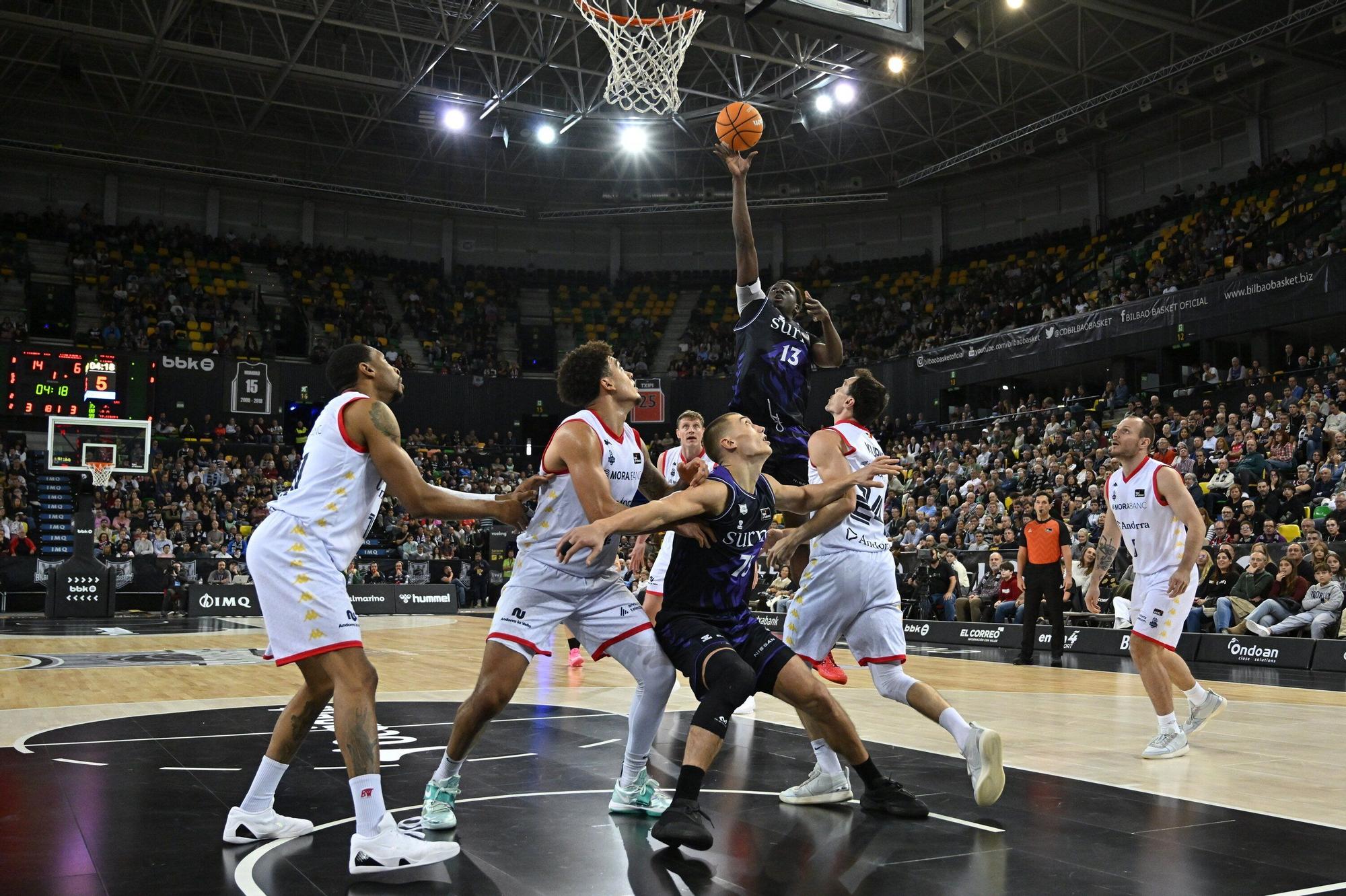El Surne Bilbao Basket-Morabanc Andorra, en imágenes