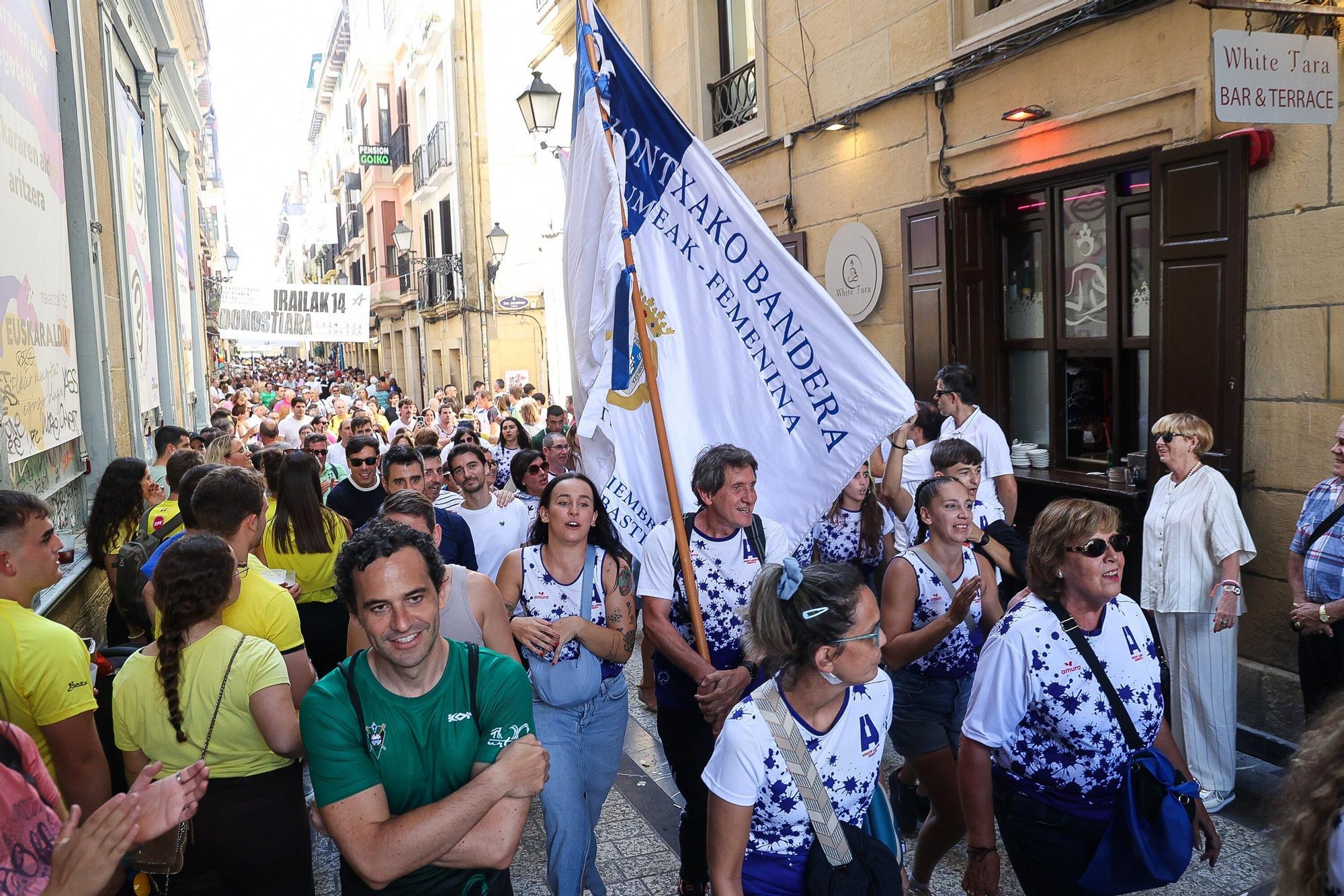 La Bandera de La Concha, en imágenes