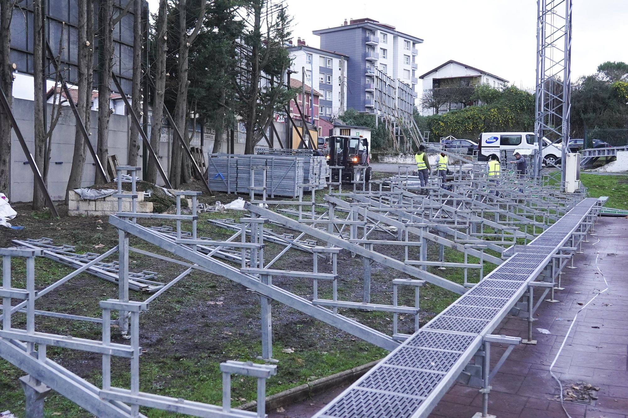 En imágenes: La Florida se prepara para el duelo contra el Alavés