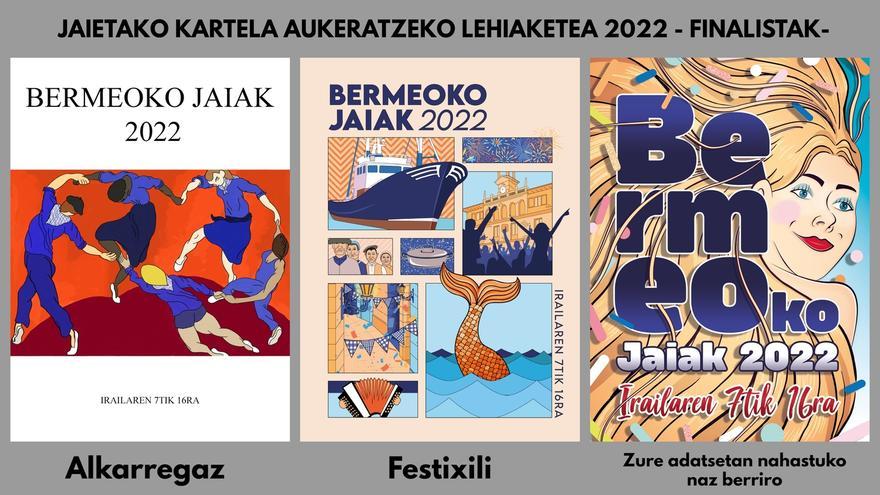 Bermeoko jaiak iragartzeko hiru aukera