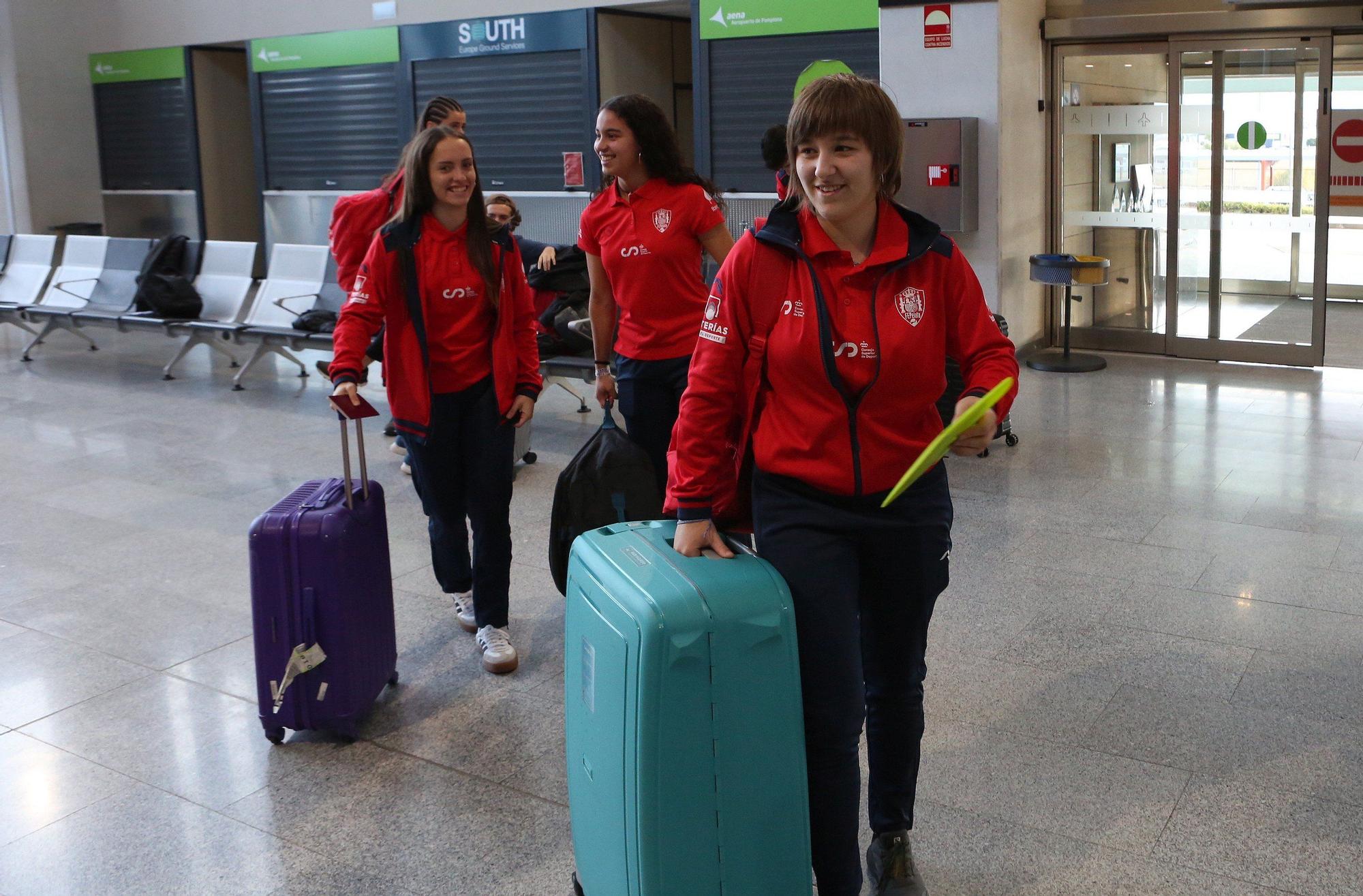 La selección de frontball sale de Noáin rumbo al Mundial de México