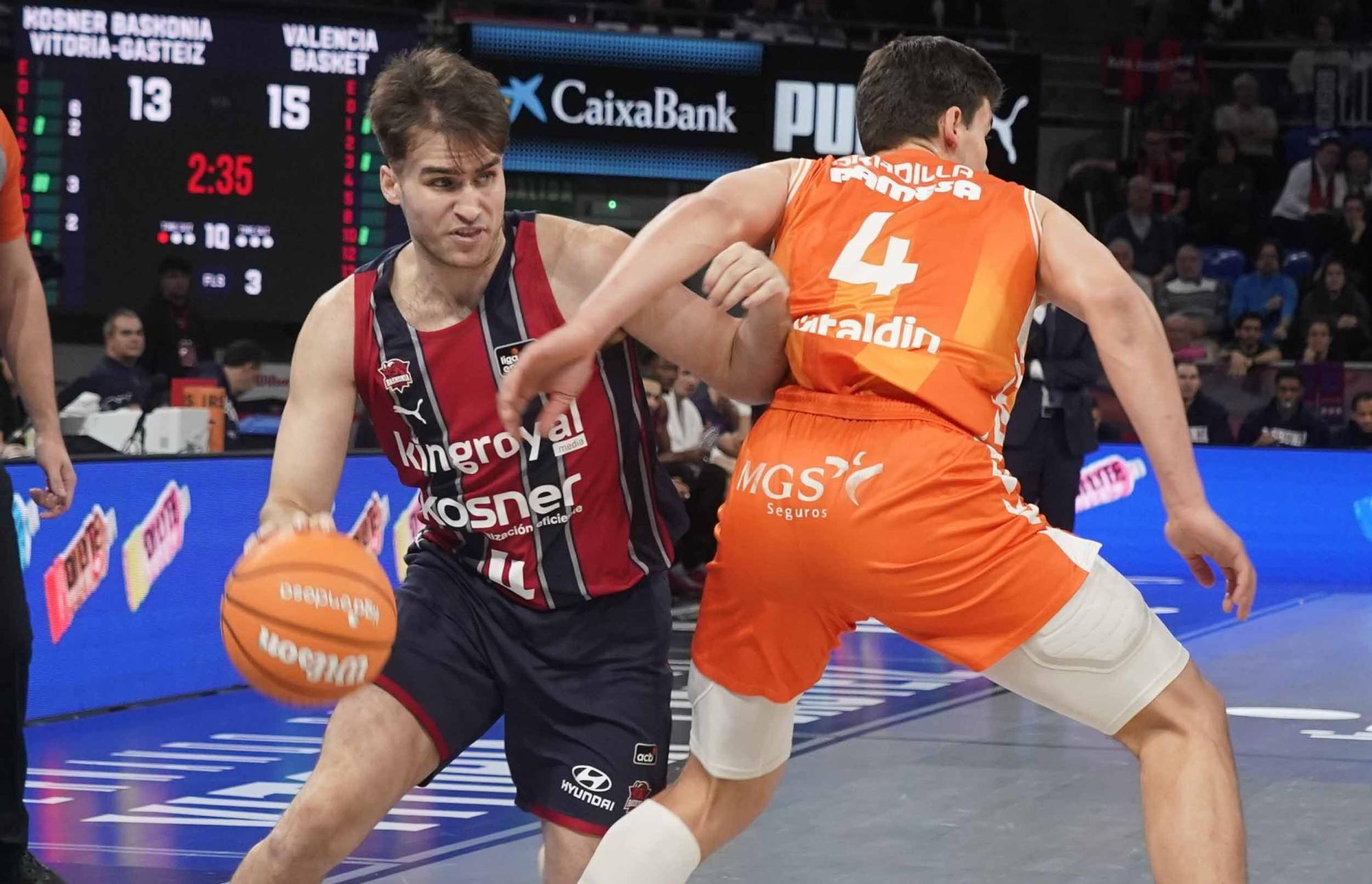 En imágenes: Derrota del Baskonia ante el Valencia Basket