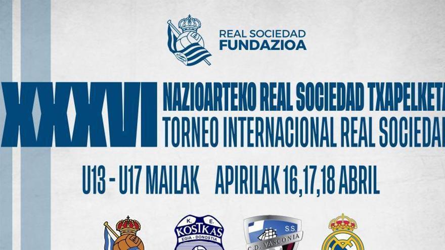 La Real Sociedad presenta su XXXVI Torneo Internacional con el Madrid y el Betis