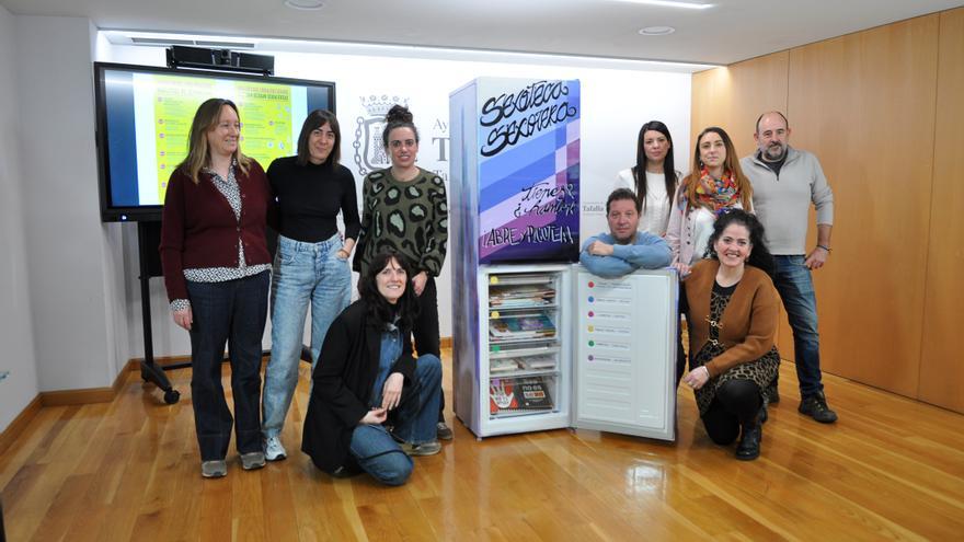 Una biblioteca itinerante en forma de nevera visibilizará la sexualidad en Tafalla