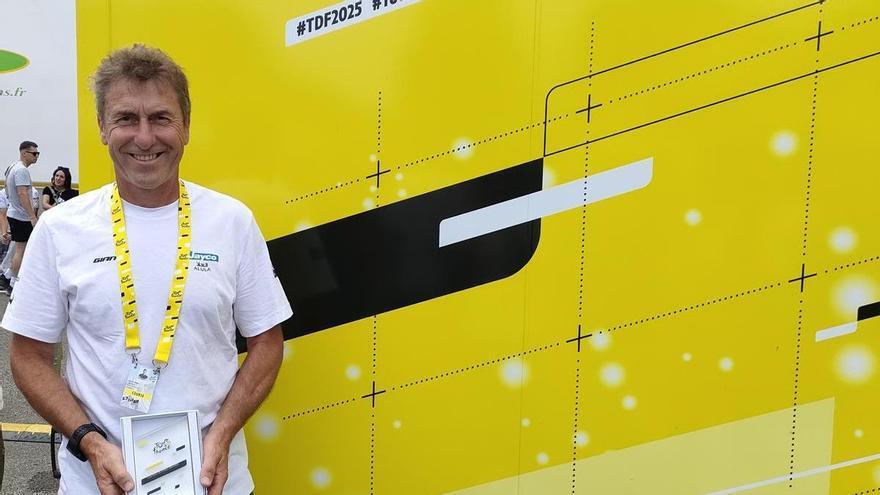 Reconocimiento del Tour de Francia a Luis Mari Díaz de Otazu