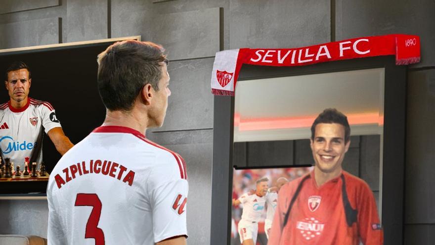 El emotivo cartel del Sevilla con Azpilicueta y su pasado en Osasuna