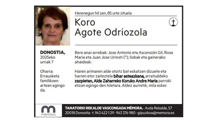 Koro Agote Odriozola