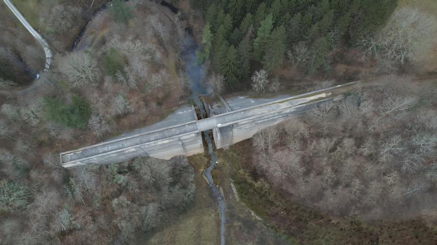 Llega la despedida definitiva de la presa de Artikutza