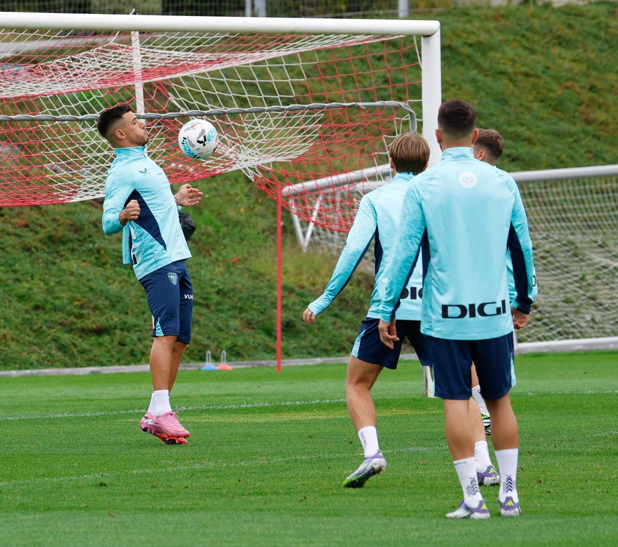 Entrenamiento del Athletic en Lezama