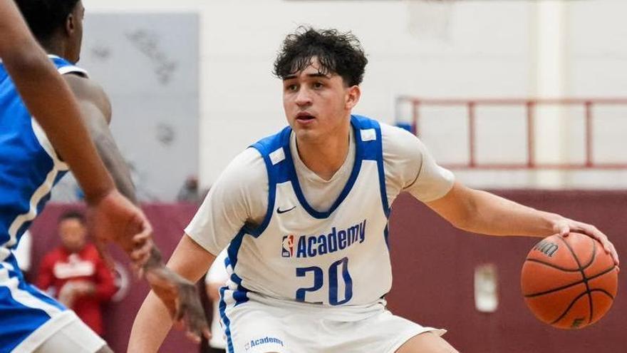 Pedrinho Figueiredo, NBA Academyn egindako partiduan.
