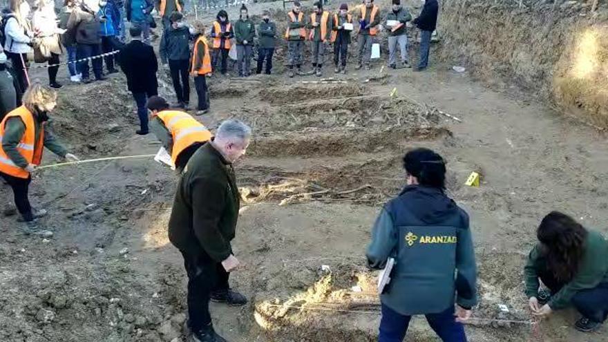Hallada una fosa común de la época carlista en Bilbao