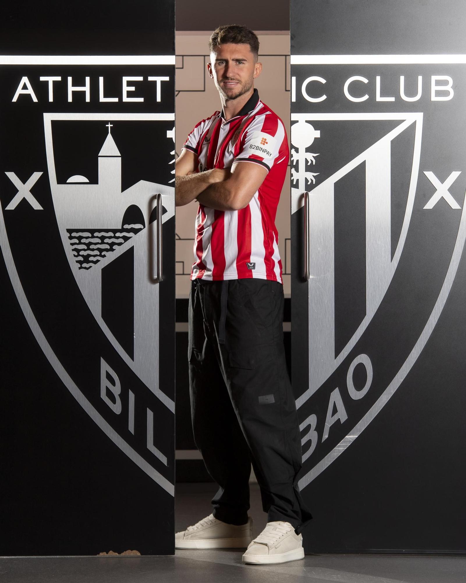 En imágenes: así luce de nuevo Laporte la camiseta del Athletic
