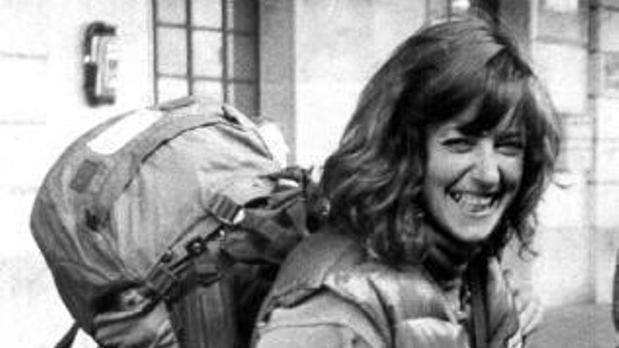 La escaladora Miriam García Pascual.