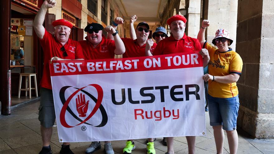 Gran ambiente en Bilbao por las finales de rugby: "Compramos las entradas sin conocer los finalistas"