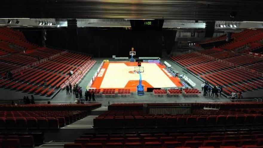 El Bizkaia Arena está perfectamente preparado para albergar el espectáculo de la NBA.