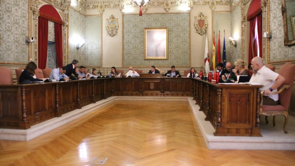 Imagen de un pleno municipal de sesiones anteriores.