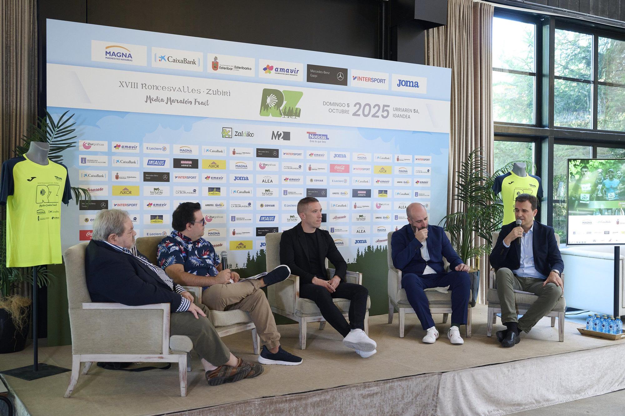 Fotos de la presentación de la XVIII Roncesvalles Zubiri