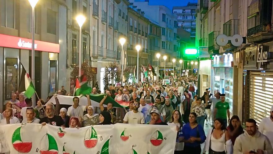 Unas mil personas piden en Tudela el fin de las relaciones con Israel