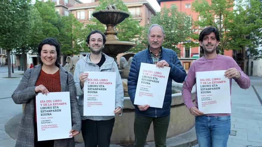 Estella-Lizarra celebra el Día del Libro con una jornada ampliada a la estampa y la creación artística
