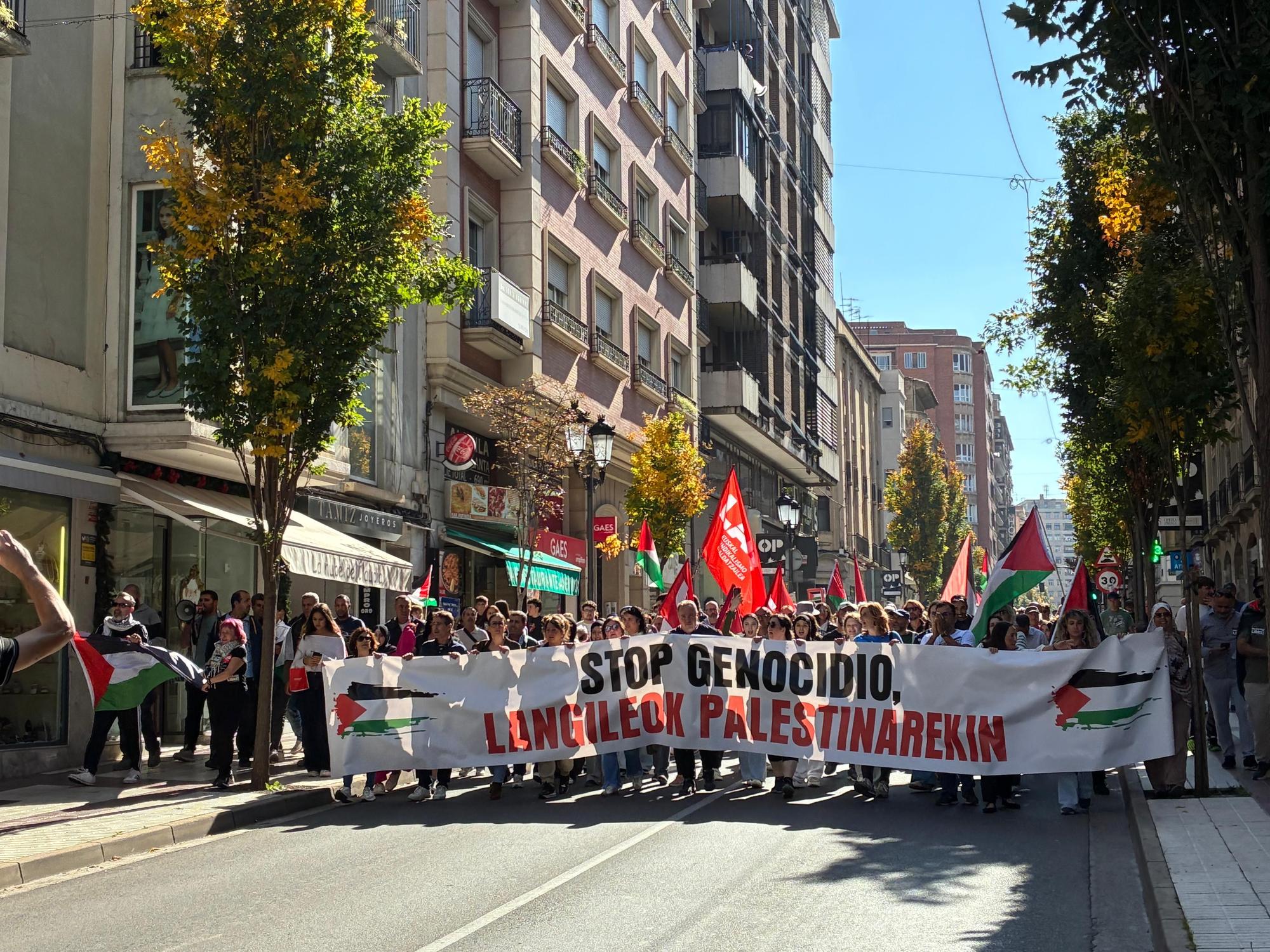 Huelga y paros en solidaridad con Palestina durante este miércoles en Navarra