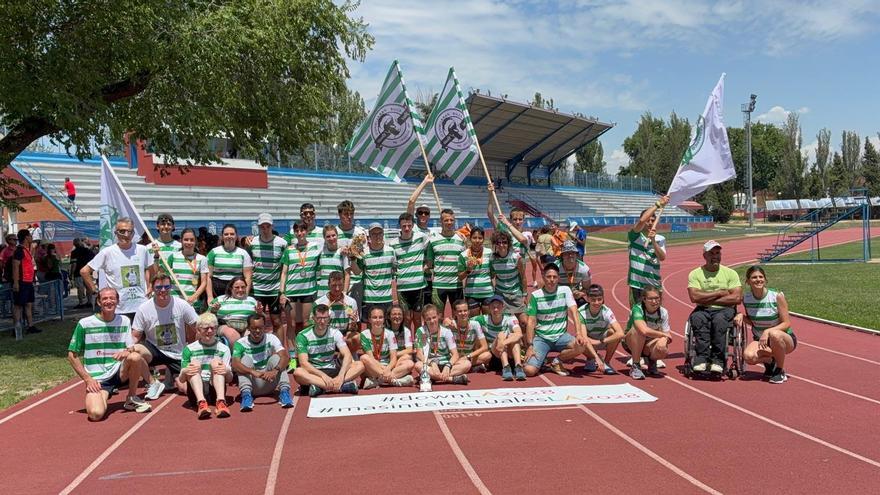 El club de atletismo paralímpico de Basauri recupera el título de España en pista