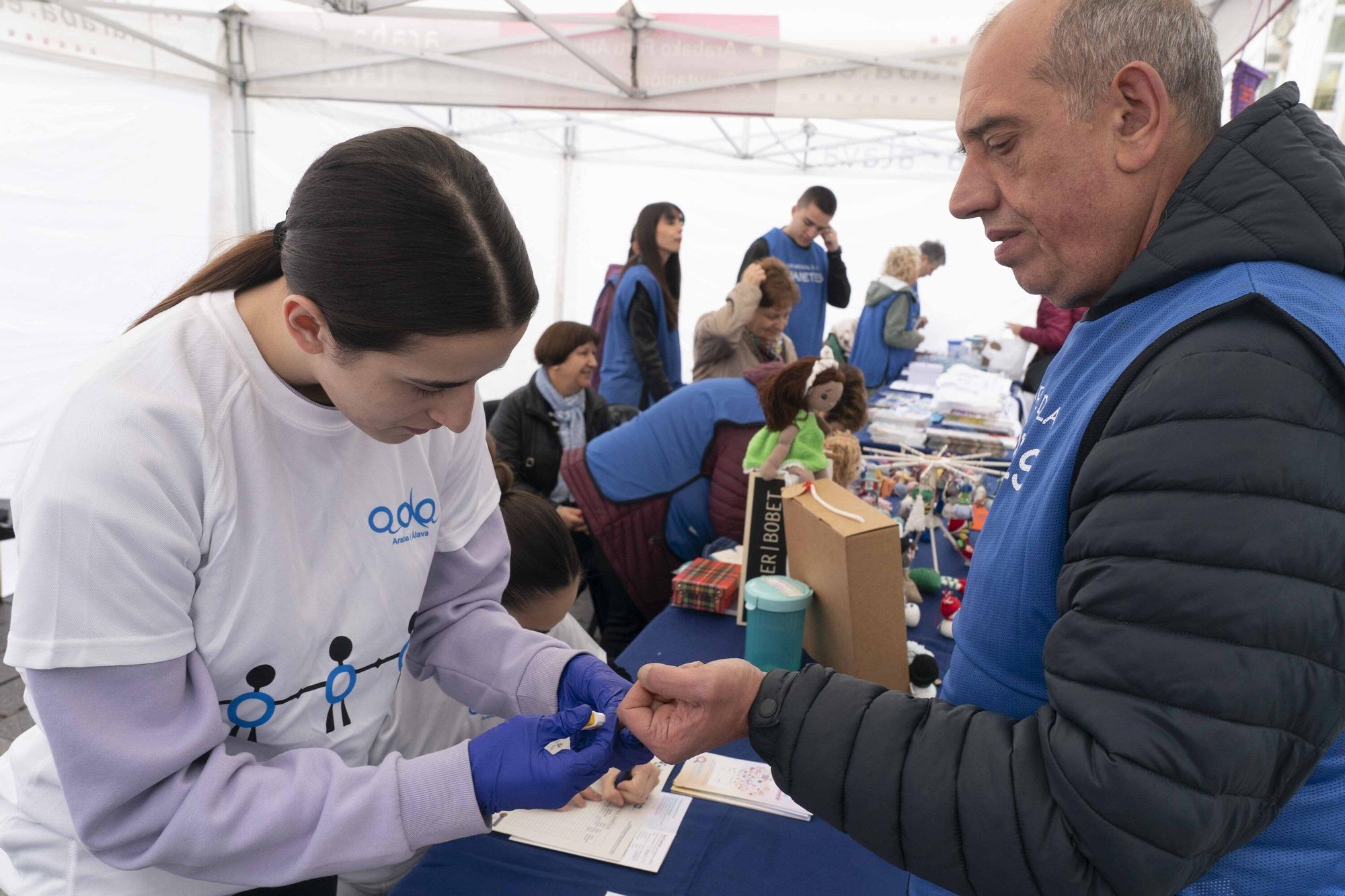 En imágenes: Vitoria se une al día mundial de la diabetes