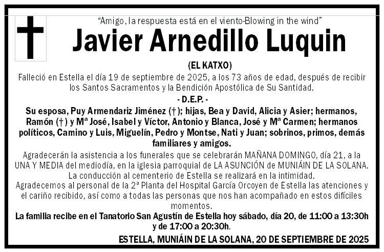 Javier Arnedillo Luquin