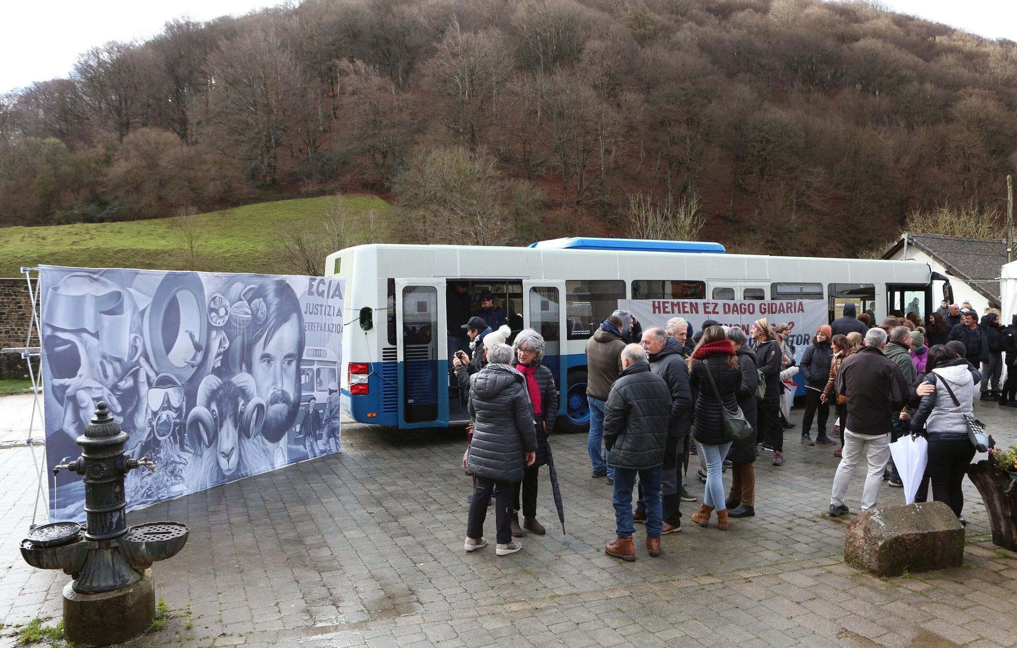 Fotos del homenaje a Mikel Zabalza en el 40 aniversario de su muerte tras ser detenido por la Guardia Civil