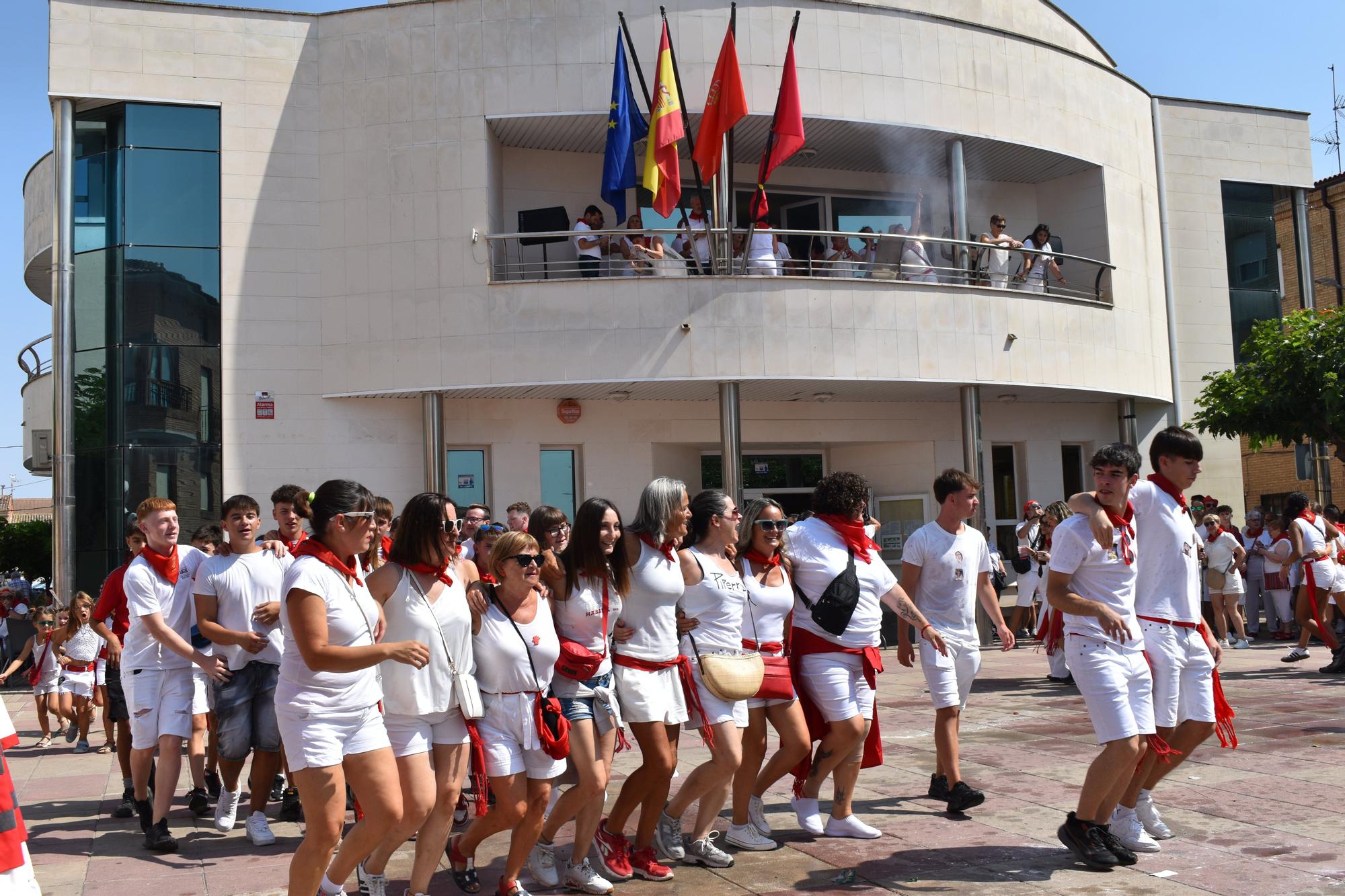 Fotos del chupinazo de Sartaguda